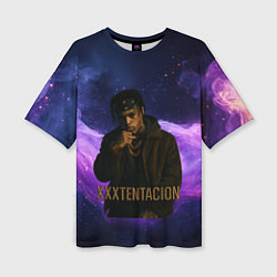 Футболка оверсайз женская XXXTentacion - кулак, цвет: 3D-принт