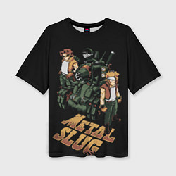 Женская футболка оверсайз Metal slug - tank