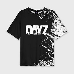 Футболка оверсайз женская Dayz брызги красок, цвет: 3D-принт