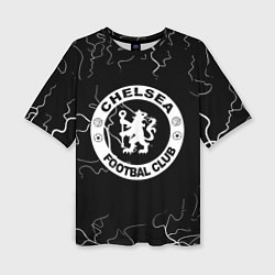 Футболка оверсайз женская Chelsea storm, цвет: 3D-принт