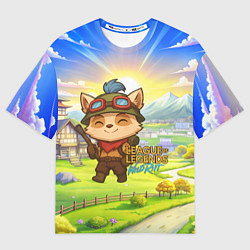 Футболка оверсайз женская League of legends Тимо, цвет: 3D-принт