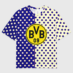 Футболка оверсайз женская Borussia точки текстура, цвет: 3D-принт
