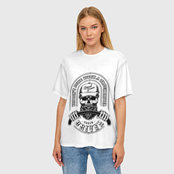 Футболка оверсайз женская Водитель грузовика, цвет: 3D-принт — фото 2