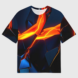 Футболка оверсайз женская Plate fractures, цвет: 3D-принт