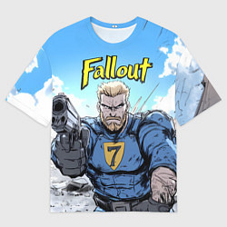 Женская футболка оверсайз Fallout 7