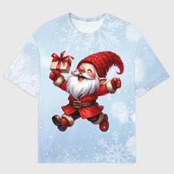 Футболка оверсайз женская Подарок от гнома, цвет: 3D-принт