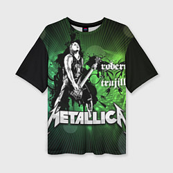 Футболка оверсайз женская Metallica: Robert Trujillo, цвет: 3D-принт