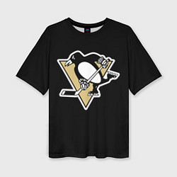 Женская футболка оверсайз Pittsburgh Penguins: Crosby