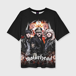 Футболка оверсайз женская Motorhead Band, цвет: 3D-принт