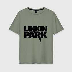 Женская футболка оверсайз Linkin Park