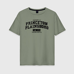 Футболка оверсайз женская Princeton Plainsboro, цвет: авокадо