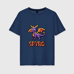 Женская футболка оверсайз Spyro: 8 bit