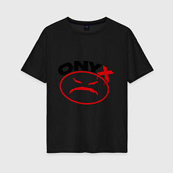 Женская футболка оверсайз Onyx