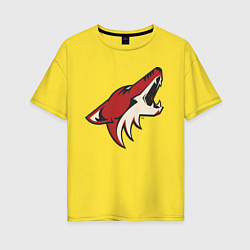 Женская футболка оверсайз Phoenix Coyotes