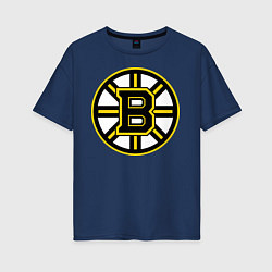 Женская футболка оверсайз Boston Bruins