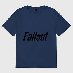 Футболка оверсайз женская Fallout, цвет: тёмно-синий
