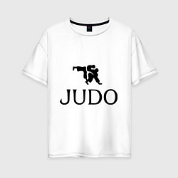 Женская футболка оверсайз Judo