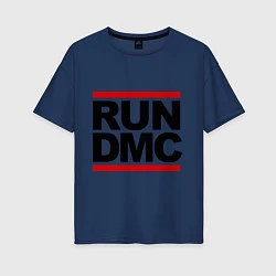 Женская футболка оверсайз Run DMC