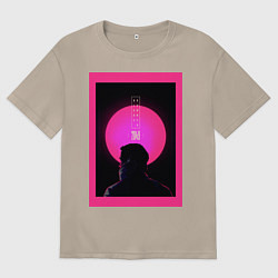 Футболка оверсайз женская Blade Runner 2049, цвет: миндальный