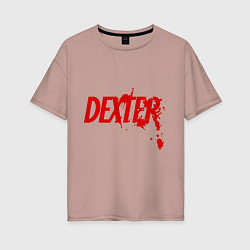Женская футболка оверсайз Dexter Blood