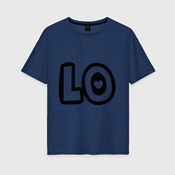 Женская футболка оверсайз Love LO