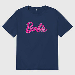 Футболка оверсайз женская Барби 3, цвет: тёмно-синий