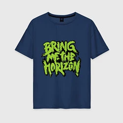 Женская футболка оверсайз Bring me the horizon