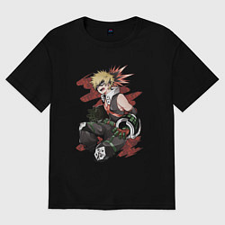 Женская футболка оверсайз Кацуки Бакугоу