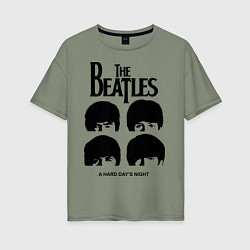 Футболка оверсайз женская A Hard Days Night, цвет: авокадо