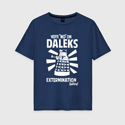 Женская футболка оверсайз Vote Extermination