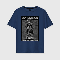 Женская футболка оверсайз Joy Division: Unknown Pleasures