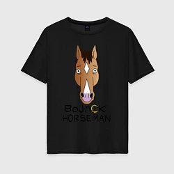 Женская футболка оверсайз BoJack Horseman