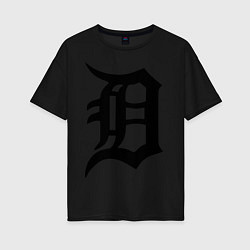 Женская футболка оверсайз Detroit Tigers