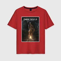 Женская футболка оверсайз Dark Souls: Remastered