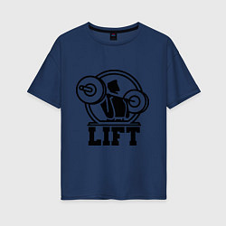 Женская футболка оверсайз Iron Lift