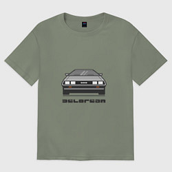 Футболка оверсайз женская DeLorean, цвет: авокадо