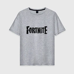 Женская футболка оверсайз Fortnite Logo