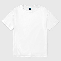 Футболка оверсайз женская Korn Toy, цвет: белый