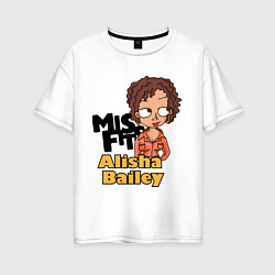 Женская футболка оверсайз Misfits: Alisha Bailey