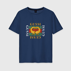 Женская футболка оверсайз GUSSI Love
