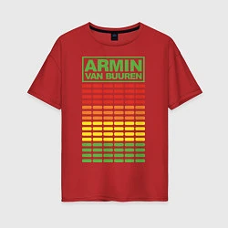 Женская футболка оверсайз Armin van Buuren: EQ
