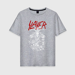 Женская футболка оверсайз Slayer: Devil Goat