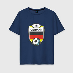 Женская футболка оверсайз German Soccer