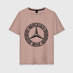 Женская футболка оверсайз Mercedes-Benz