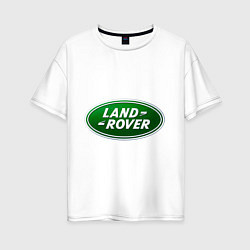 Женская футболка оверсайз Logo Land Rover