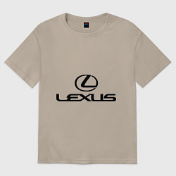 Женская футболка оверсайз Lexus logo