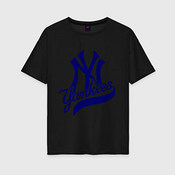 Женская футболка оверсайз NY - Yankees