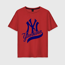 Женская футболка оверсайз NY - Yankees