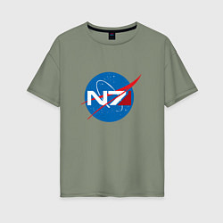 Женская футболка оверсайз NASA N7