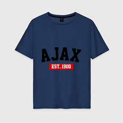 Женская футболка оверсайз FC Ajax Est. 1900